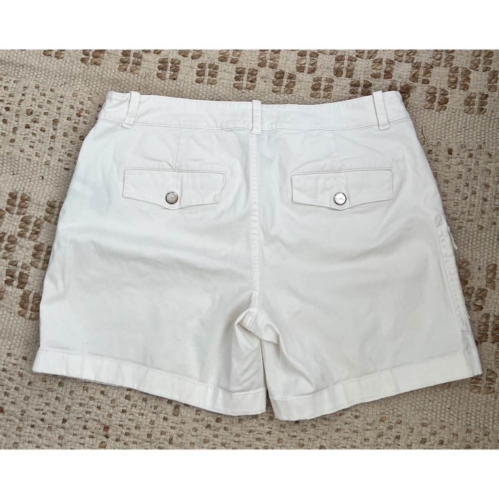 Lauren Ralph Lauren White Cargo Shorts size 4 Black Label - Picture 2 of 4